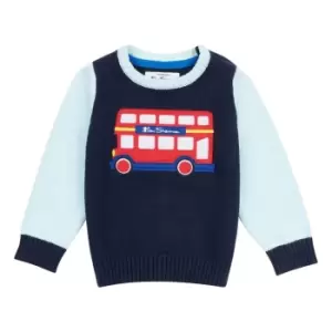 Image of Ben Sherman Crew Knit Baby Boys - Blue