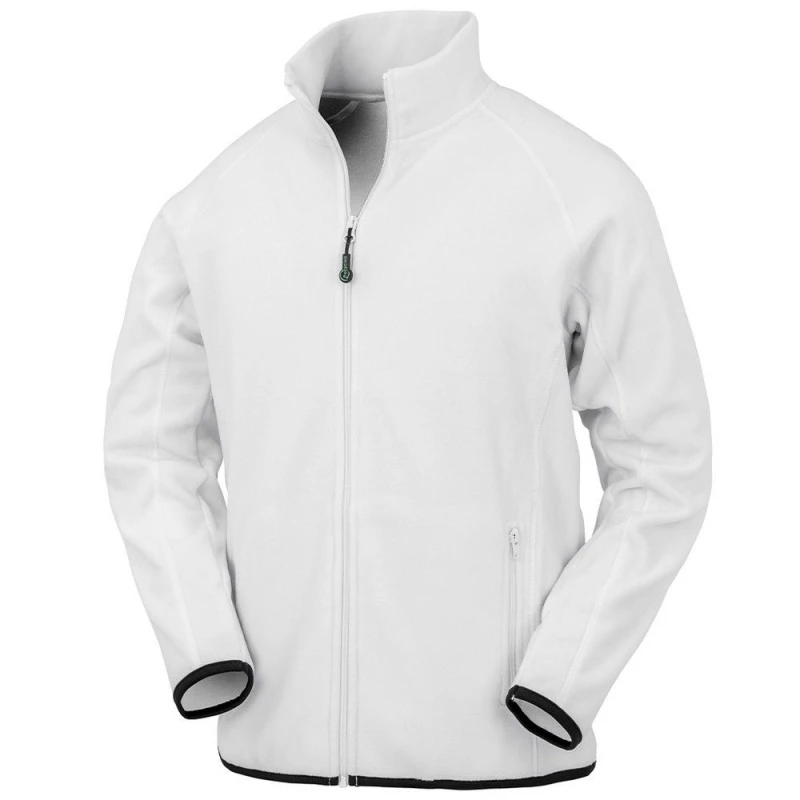 Image of Result Result Men Polarthermic Fleece Jacket in White Size: X-Small White XS Male 5063238653658