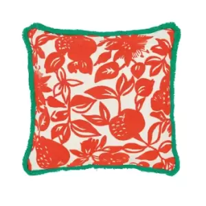 Image of Joules Botanical Bee Cushion 45cm x 45cm, Multi