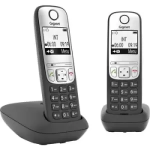 Image of Gigaset A690 Duo DECT Cordless analogue Hands-free, base, Redial Black