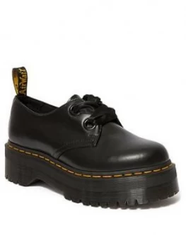 Image of Dr Martens Holly Flat Shoes - Black