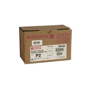 Image of Ricoh 885484 Magenta Laser Toner Ink Cartridge