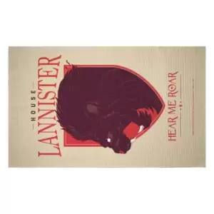 Image of Decorsome x Game of Thrones Lannister Woven Rug - Small