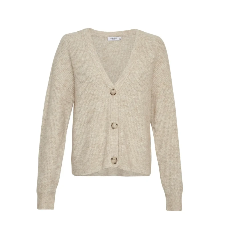 Image of moss copenhagen Womens cardigan Moss Copenhagen Kolina Hope Beige Female XS/S