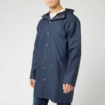 Image of Rains Long Jacket - Blue - S/M