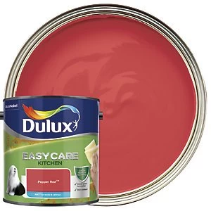 Image of Dulux Easycare Kitchen Pepper Red Matt Emulsion Paint 2.5L
