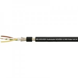 Image of Audio cable 4 x 0.34mm Black Helukabel