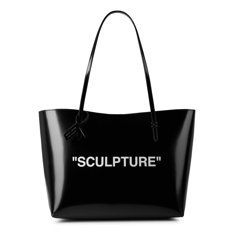 Image of Off White Womens Day Off Tote Bag, Signature Black White female One Size