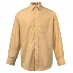 Image of Lee Cooper Long Sleeve Pocket Shirt Mens - Sand