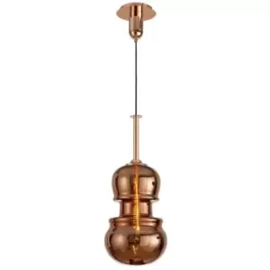 Image of Pendant lamp Sonata Copper 1 bulb 89cm