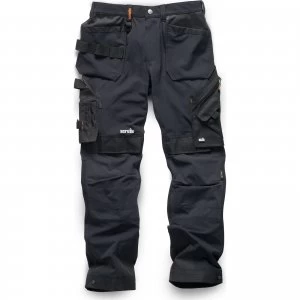 Image of Scruffs Pro Flex Plus Holster Trouser Black 30" 32"