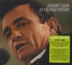 Image of Johnny Cash At Folsom Prison: Legacy Edition - Sealed 2009 UK 3-disc CD/DVD Set 88697363292