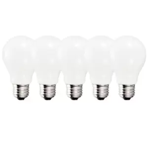 Image of 9 Watts A60 E27 LED Bulb Opal Cool White Dimmable, Pack of 5