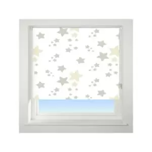 Image of Universal - Twinkle Twinkle Patterned Thermal Blackout Roller Blind, Neutral, W180cm