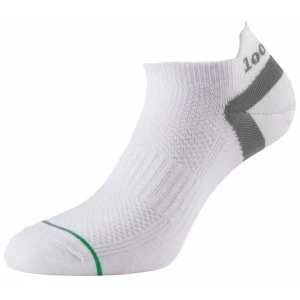 Image of 1000 Mile Ultimate Tactel Liner Sock White Mens UK Size 9-11