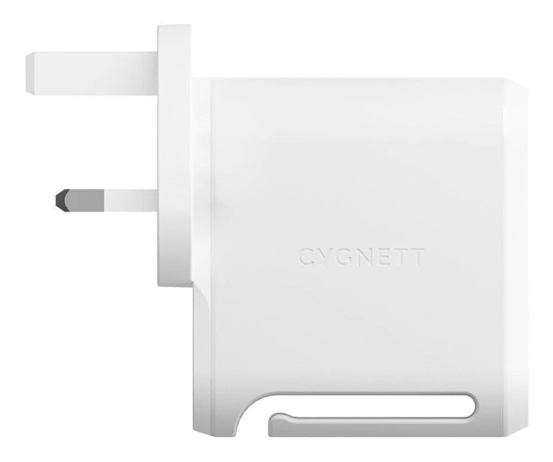 Image of Cygnett PowerMaxx 70W Dual Port GaN Wall Charger - White