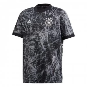 Image of adidas Germany Pre Match T-Shirt Junior Boys - Black/Grey