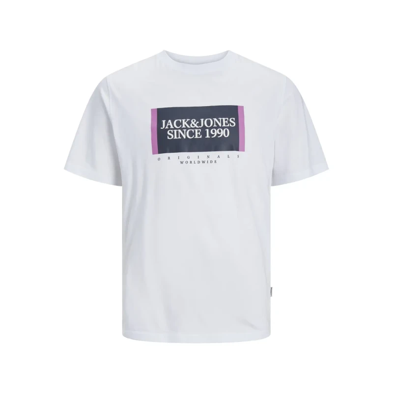 Image of jack & jones T-Shirt Jack & Jones Lafayette Box Blanc Male L