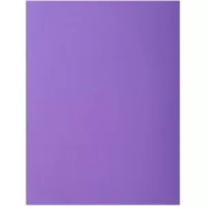 Image of Rock"s 2 Flap Folders A4, Dark Purple, 5 Packs of 50