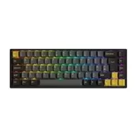 Image of AKKO 3068B Plus Black&Gold USB RGB Mechanical Gaming Keyboard CS Jelly Purple Switch UK ISO