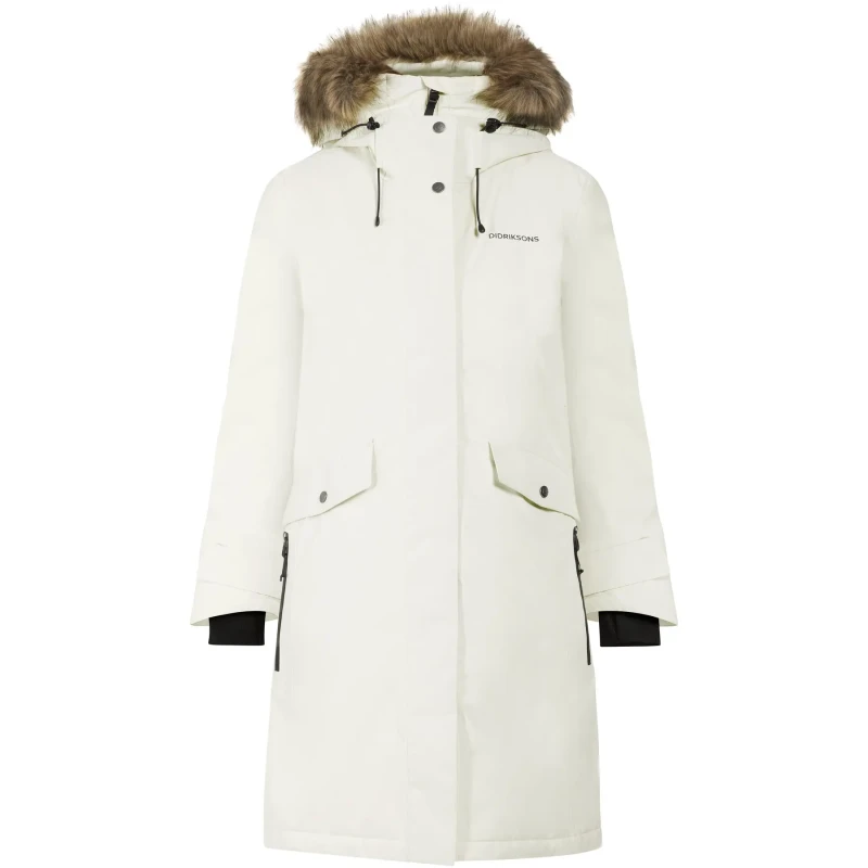 Image of Womens parka Didriksons Erika Blanc Female 38