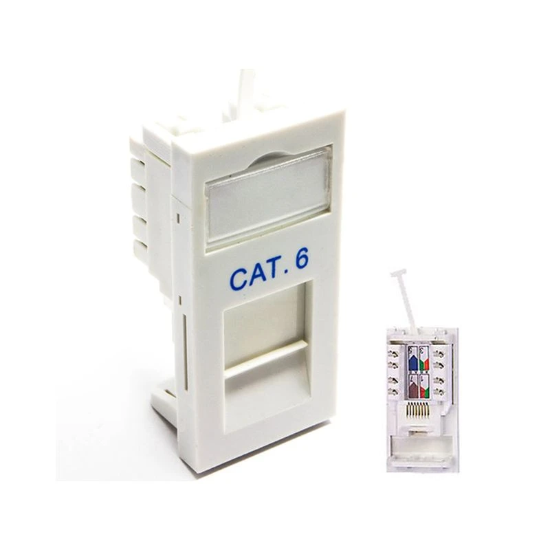 Image of FDL RJ45 CAT.6 UTP LOW PROFILE IDC MODULE