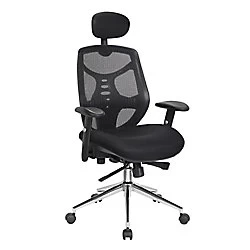 Image of Eliza Tinsley Mesh High-Back Executive Chair with Adjustable Headrest