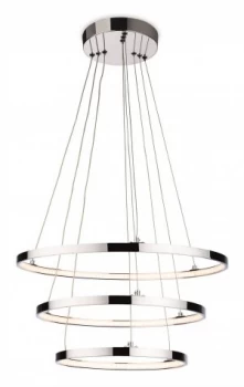 Image of Integrated LED Ceiling Pendant Chrome