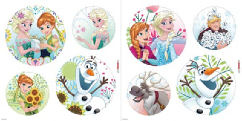 Image of Komar Disney Frozen Springday Self-Adhesive Window Stickers