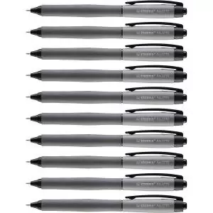 Image of STABILO PaleTTE Gel Rollerball 0.4mm Line Black Pack 10 26846-01