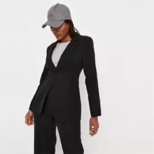 Image of Missguided Tailored Skinny Blazer - Black