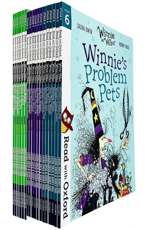Image of Winnie And Wilbur 18 Book Collection Read With Oxford Laura Owen Books