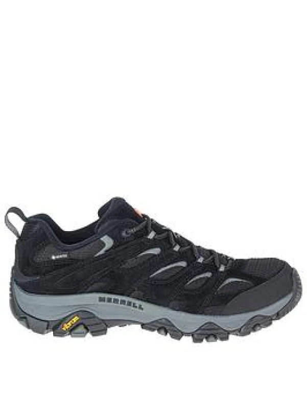 Image of Merrell Moab 3 GTX Leather Textile Mens Comfort Shoes - Black Grey - Size:UK 10