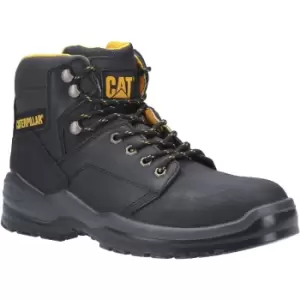 Image of Caterpillar Mens Striver Lace Up Injected Leather Safety Boot (5 UK) (Black)