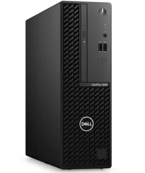 Image of Dell OptiPlex 3090 SFF Desktop PC, Intel Core i3-10105 3.7GHz, 8GB RAM, 256GB NVMe SSD, DVDRW, Intel UHD, Windows 10 / 11 Pro