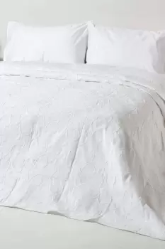 Image of Cotton Rich Floral Pattern Bedspread