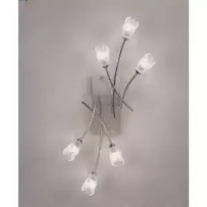 Image of Ceiling / Wall lamp Pietra with switch 6 Bulbs G9, polished chrome