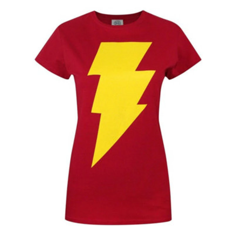 Image of (Large) DC Comics Short Sleeved T-Shirt (Womens Red)
