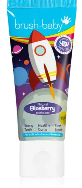 Image of Brush Baby Rocket Blueberry Toothpaste 50ml