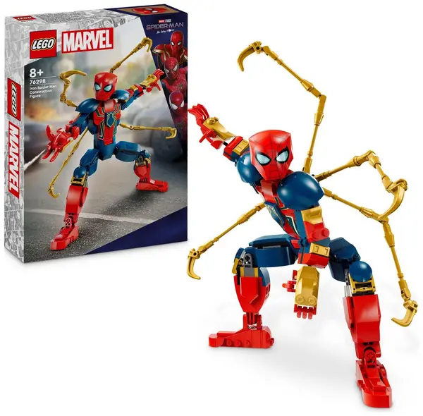 Image of LEGO LEGO Marvel Iron Spider-Man Construction Figure Set 76298