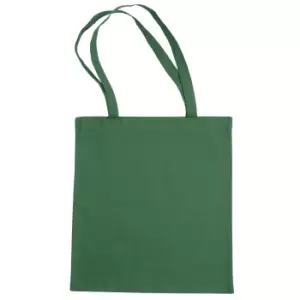 Image of Jassz Bags "Beech" Cotton Large Handle Shopping Bag / Tote (One Size) (Light Petrol)