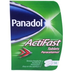 Image of Panadol Actifast Paracetamol Tablets 14