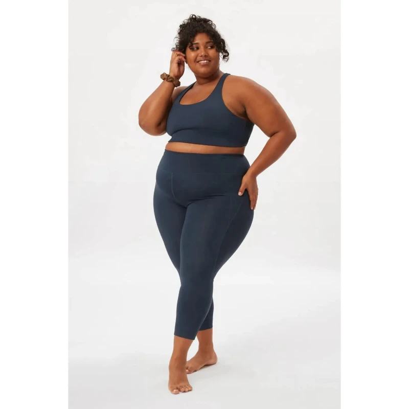 Image of Girlfriend Collective Womens leggings Girlfriend Collective Compressive High-Rise Bleu Female XS