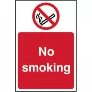 Image of No Smoking’ Sign; Self-Adhesive Vinyl 100mm x 150mm
