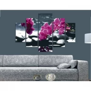 Image of ST030 Multicolor Decorative MDF Painting (5 Pieces)