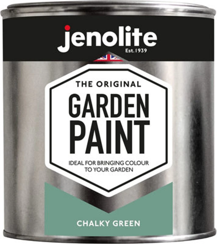 Image of Jenolite Multi Surface Garden Furniture Paint - Chalky Green - 1L