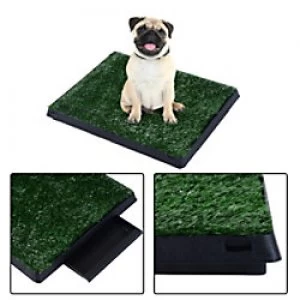 Image of PawHut Dog Toilet Green, Black 630 mm x 510 mm
