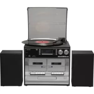Image of Denver MRD-166 Audio system DAB+, Turntable, SD, FM, USB, Recording mode 2 x 2 W Black
