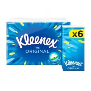 Image of Kleenex Original Pocket Tissues 6 pack