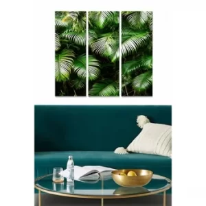 Image of MDF2021568 Multicolor Decorative MDF Painting (3 Pieces)